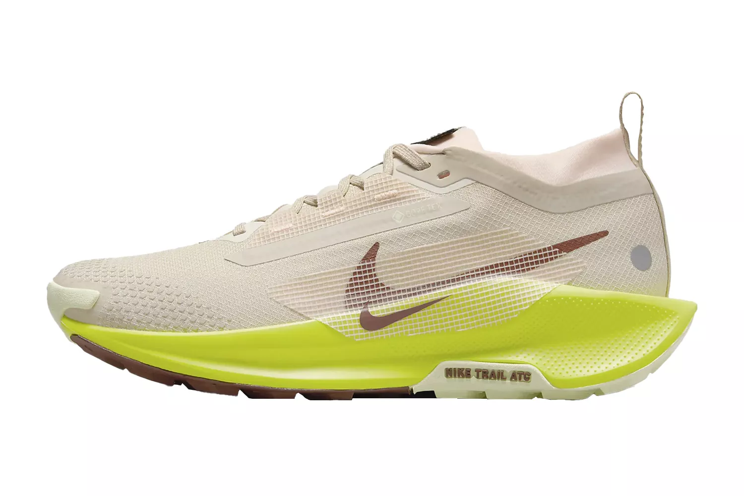 A Nike Trail ATG shoe featuring GORE-TEX materials and a high-traction outsole.